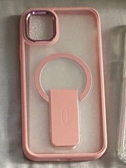 Pink Phone Case with Ring Stand