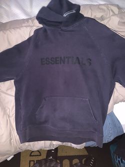 Black On Black Essential Hoodie M