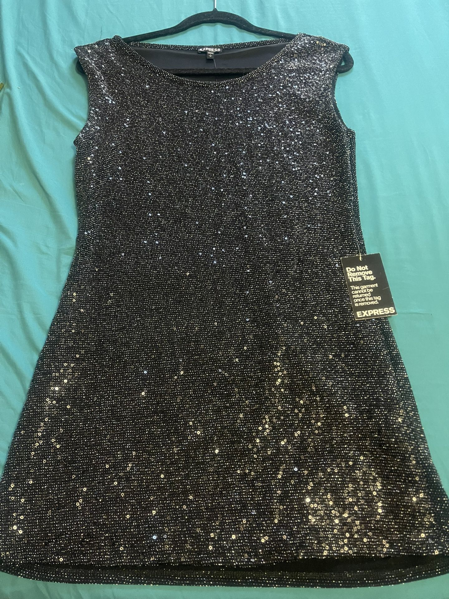 Express Mini Black Dress