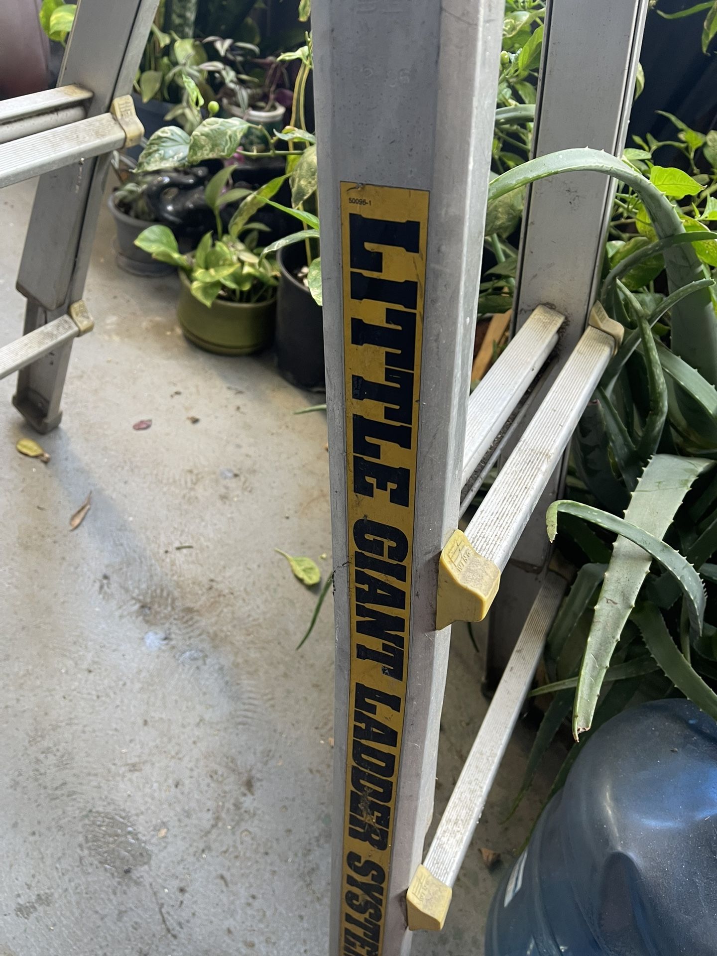 little giant foldable ladder 13ft/ $80