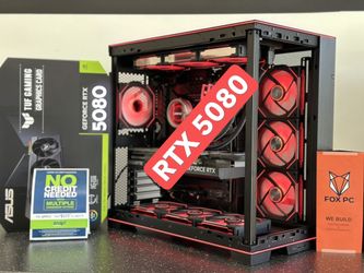 FOX 15 - 6 MONTH ZERO INTEREST FINANCE 🦊 CUSTOM GAMING PC | DESKTOP | COMPUTER | RIG |INTEL I9-14900K | 32 GB DDR5 RAM | RTX 5080 | 2 TB SSD.