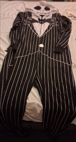 Men's size LG Pumpkin King onesie