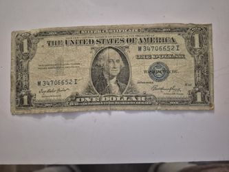 1935E Silver Certificate - Blue Seal