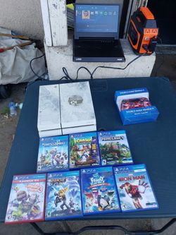 Limited edition 2017 PS4 Playstation 4 1TB Has Games installed & 1 Control $225!  7 games for $100! Or $20! Each. Trade up. Can add more