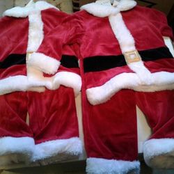 Santa suits infant 6 / 9 months months and 18 months brand new still have tags on it