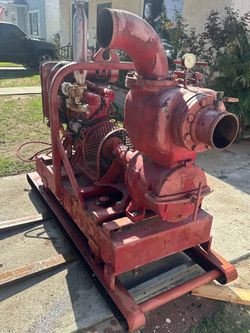 Gorman-Rupp Water Pump Water pump 6.5 intake 6.5 discharge 4 cylinder Kubota diesel engine in very good condition