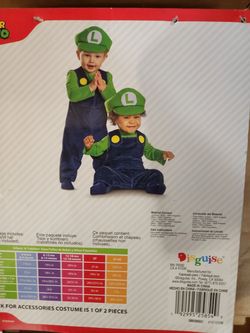 Luigi Infant Toddler Halloween Costume Disguise