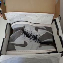 AA3993-027] Nike Air Jordan 1 Retro High Wolf Grey/Dark Grey-White Men's
