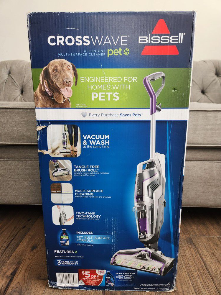 BISSELL Crosswave Pet Multi-Surface Wet/Dry Vacuum
