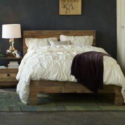West Elm Reclaimed Wood Bed