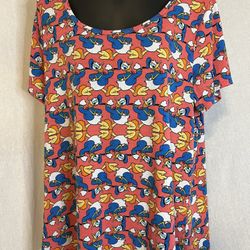 Lularoe Disney Donald Duck T-shirt 