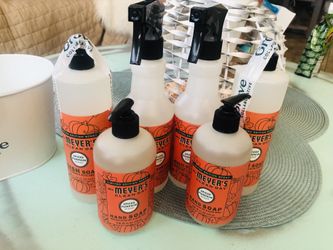 Mrs. Meyer’s dish soap,hand soap, cleaner trio 6pcs
