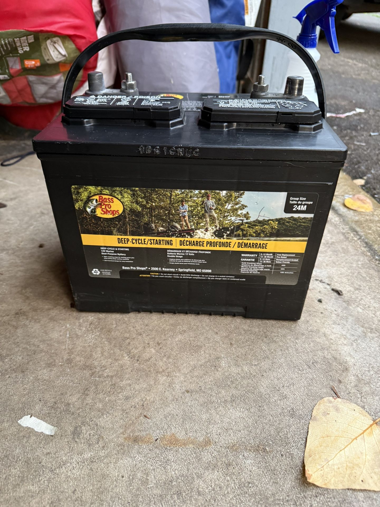 Bass pro shop marine battery 