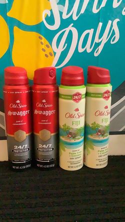 4-Old spice body spray all for $20