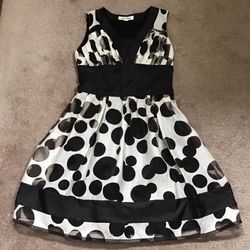 Big polka dot dress