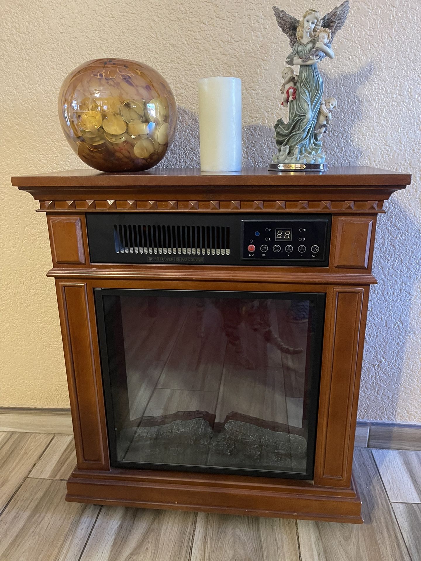 Allen EL1206 Electric Fireplace $50
