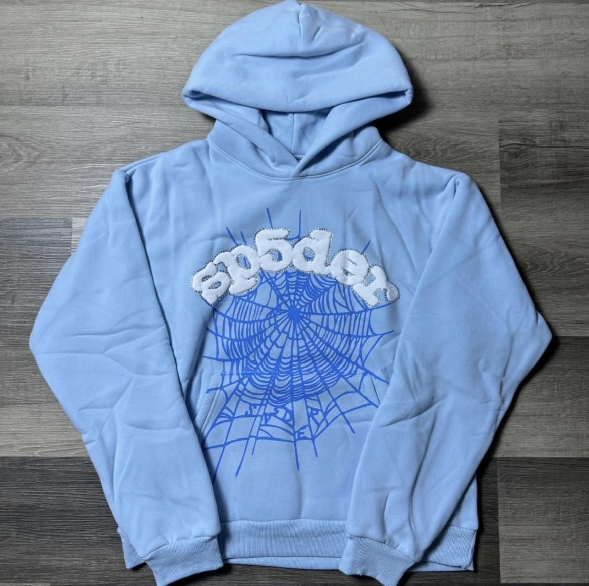 SkyBlue Sp5der hoodie (SHIPPING ONLY)