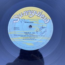 Vintage 80’s Newcleus vinyl record music Original Hip Hop Break Dancing Bboy