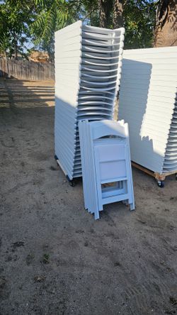 Sillas de resina mesas carpas jumper
