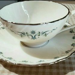 Classic Style China Teacup & Saucer 