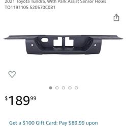 New Toyota Tundra Rear Bumper Step Pad