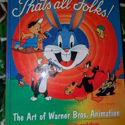 Looney Tunes “That’s All Folks!” Art of Warner Bros Animation Book