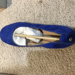 Marc Fisher Medium blue suede Flats women shoes 10 M
