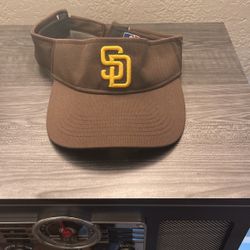 Padres Brown Visor 