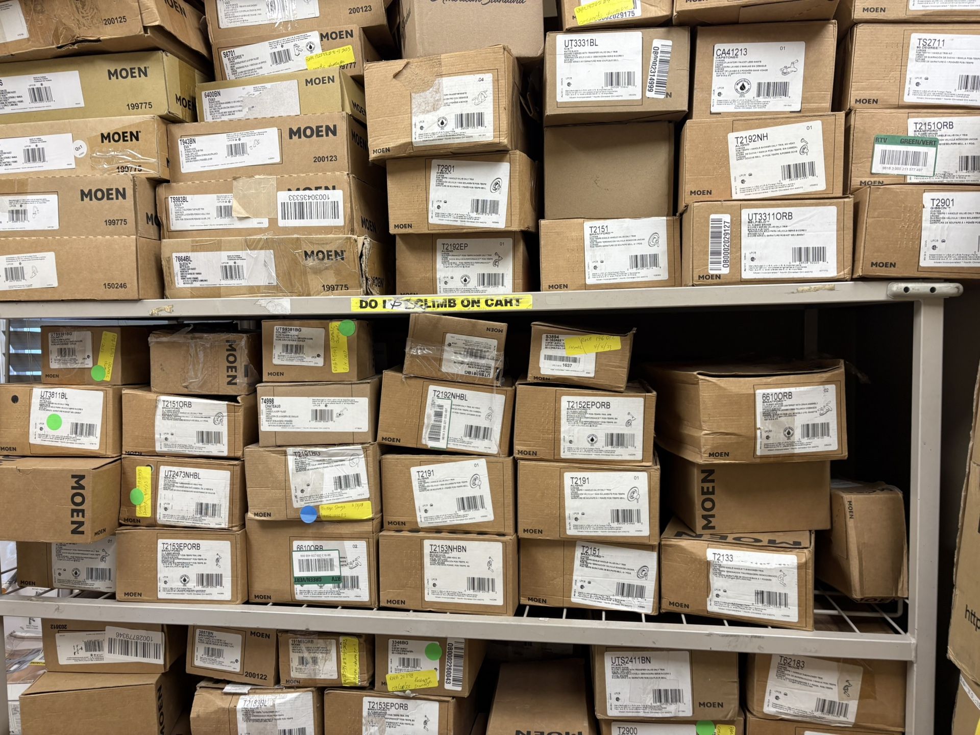 Moen Shower faucet trim kits, bath faucet trim kits, valves, $50–$180