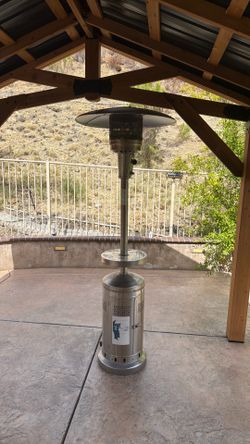 Members Mark outdoor heater in excellent working condition stainless steel