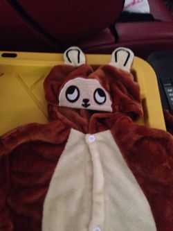 Bear costume onesie