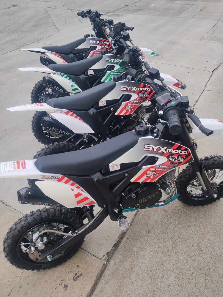 Gas Dirt Bikes For Kids Brand New 60cc Automatic 2 Keys Push Start 2024 Rfz