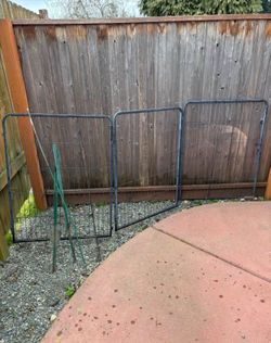 Durable metal fence panels