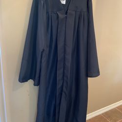 Graduation Gown, Sized for 6’1” - 6’3”