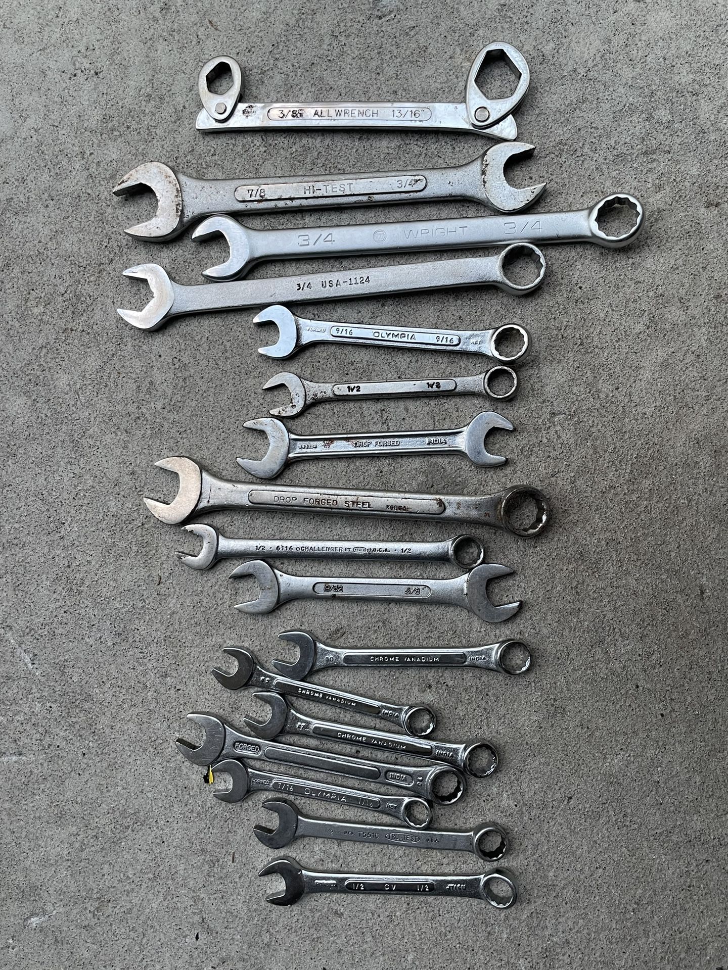 Wrenches -  Open Ended