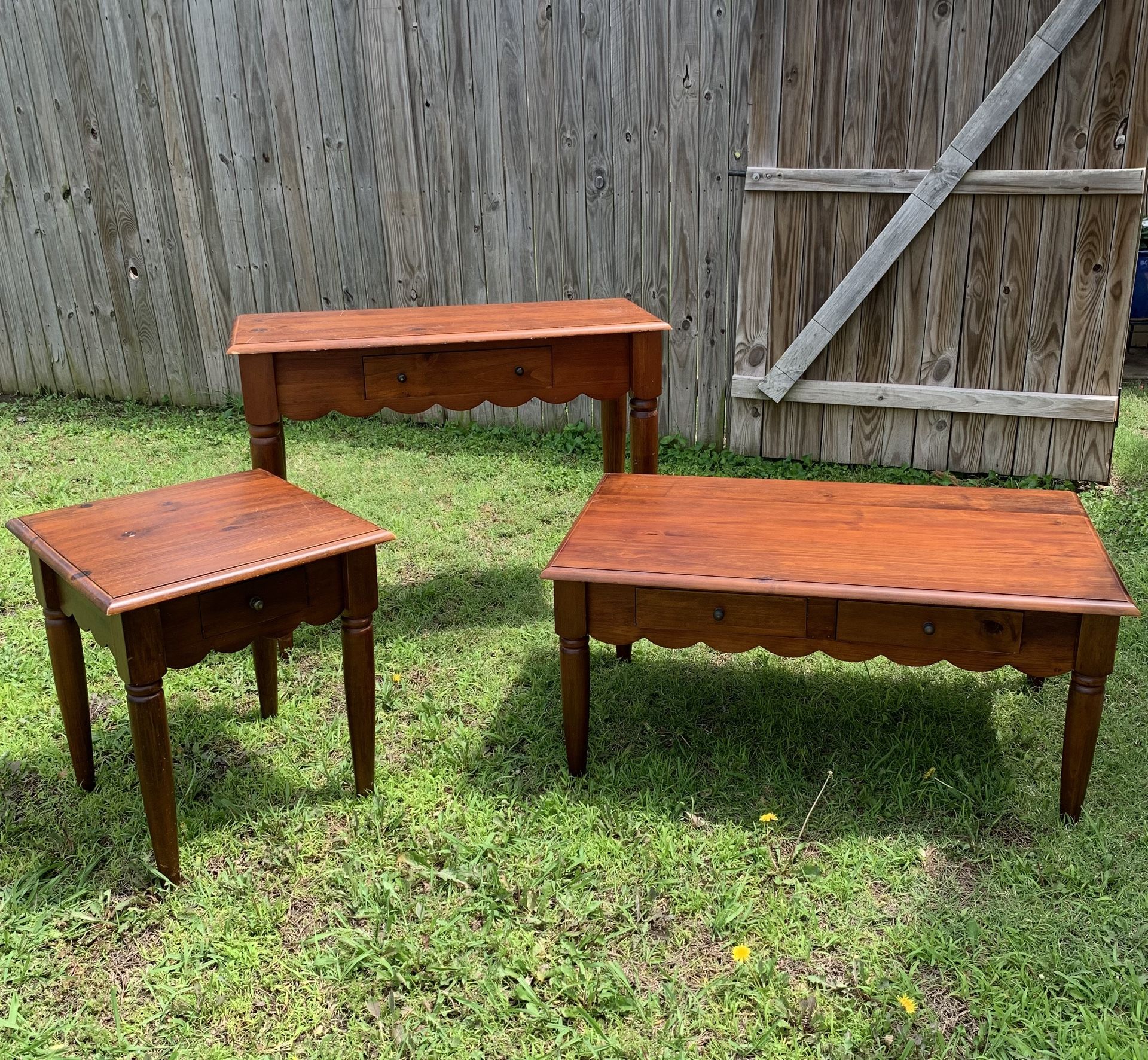 Pier One Coffee Table, Console Table, & End Table
