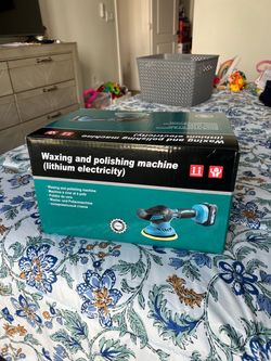 Waxing and polishing machine wireless