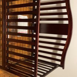 Expresso Cherry Convertible Graco Crib