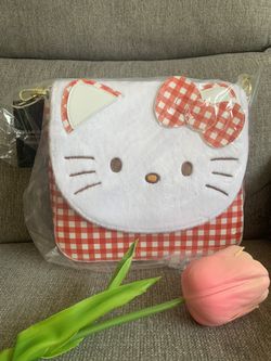 Hello Kitty Gingham Crossbody by Loungefly