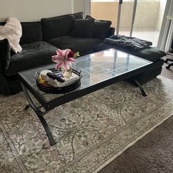 Rectangle Coffee Table- Glass Top