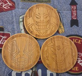 World of Warcraft Bamboo Coasters
