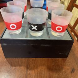 Shot Glasses Tic Tac Toe Drinking Game