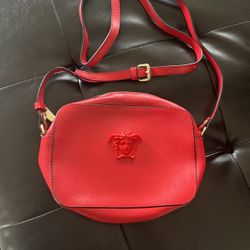 Red Versace Camara Bag 