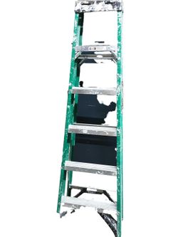 Werner Fs206 Green A-Frame Ladder