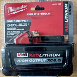 Milwaukee High Output XC6.0 Battery