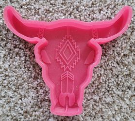 Large Aztec Bull Freshie Mold
