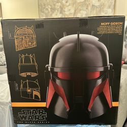Disney Parks Moff Gideon Electronic Helmet by Hasbro Black Series New In Box NIB