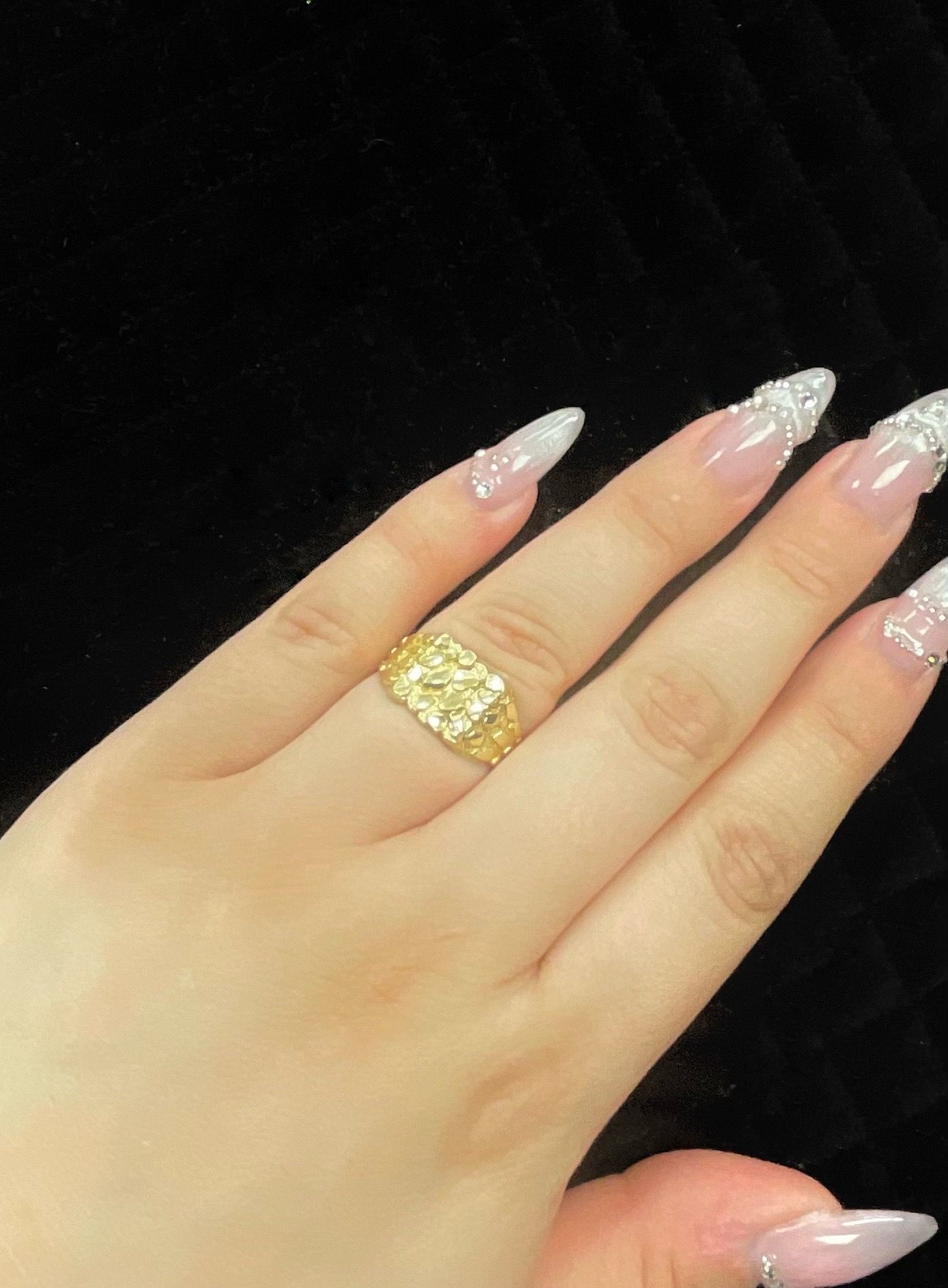 10k Gold Nugget Ring