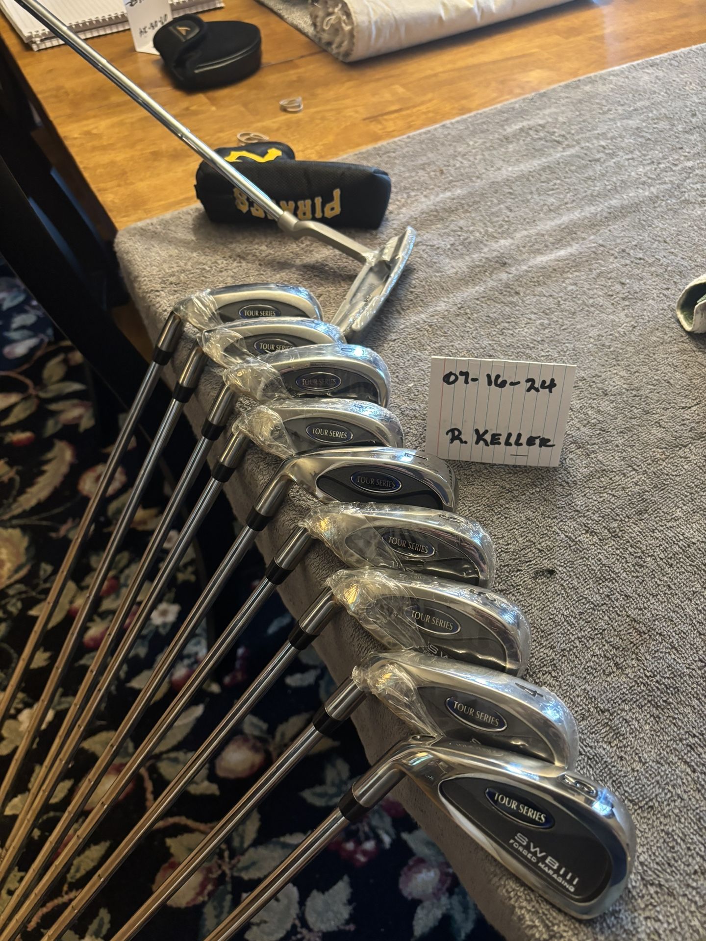 New Left Handed Iron Set / ALL Clubs Std Lgth + 1 1/2” for Golfers 6’2”-6’5”