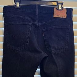 levis 501 jeans mens 36x30 Black